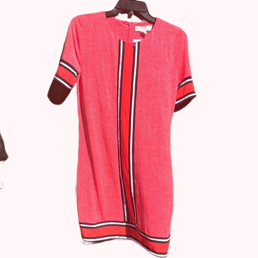 MICHAEL Michael Kors Striped Dress Retro Vintage Deadstock NWT NEW Stylish - Picture 10 of 13